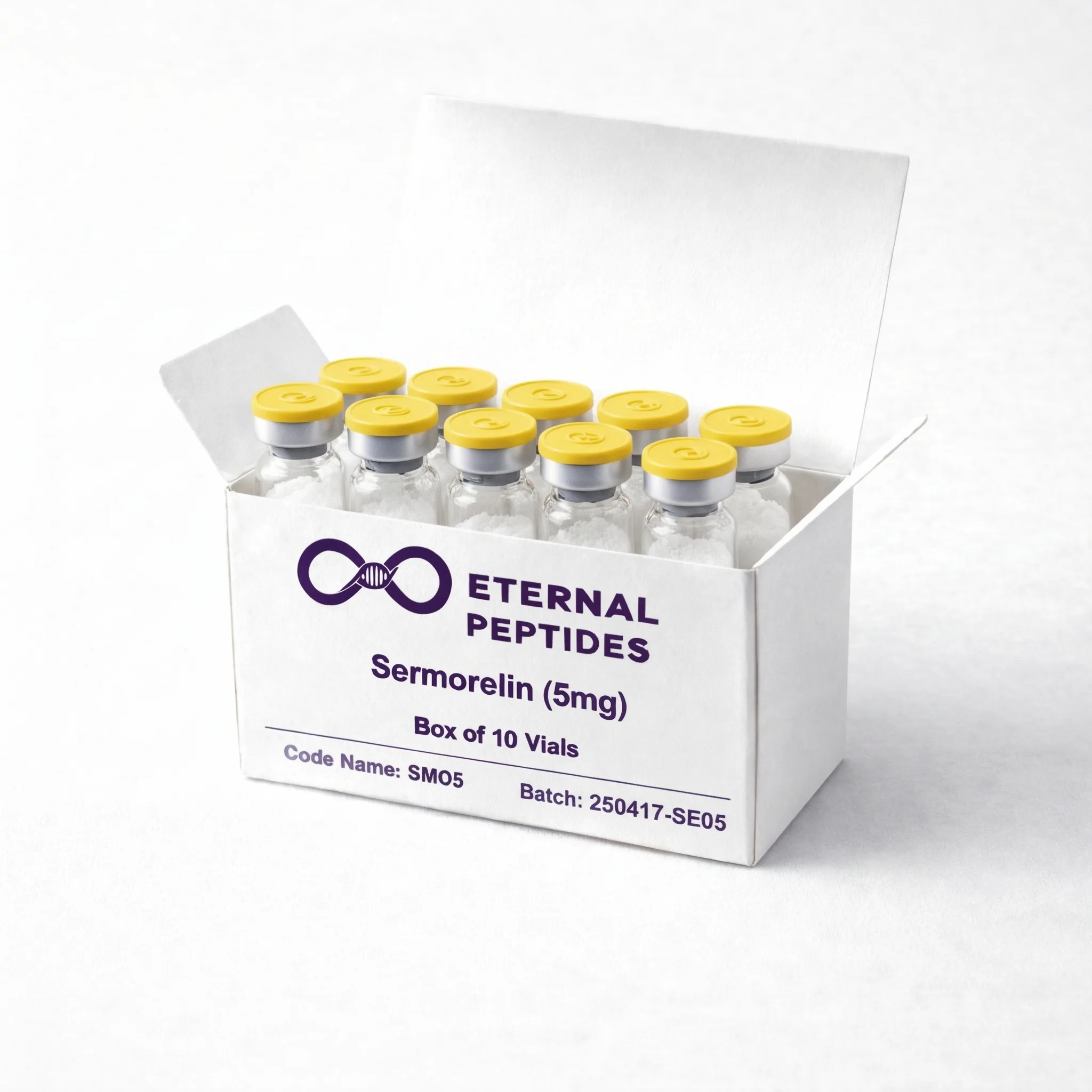 Sermorelin (5mg) - Box of 10 Vials
